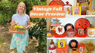 Transitioning From Summer To Vintage Fall Decorating