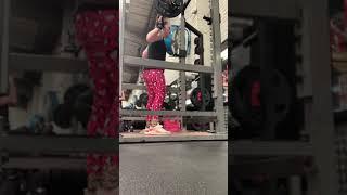 Barbell back squat 60kg