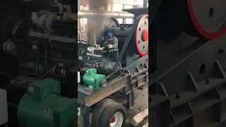 BTMA Diesel Generator Mobile Crusher Startup Video