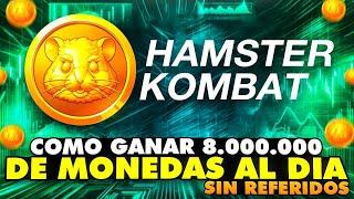 HAZ ESTE TRUCO!! 8 MILLONES DE MONEDAS TU PRIMER DIA EN HAMSTER KOMBAT ASI