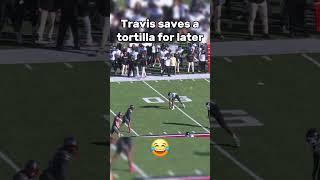 Travis Hunter pockets a tortilla  #colorado #collegefootball