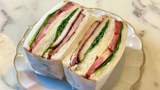 클럽샌드위치 만들기 / 줄서서 사먹는 빵집 레시피 2탄 / club sandwich recipe