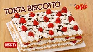 TORTA BISCOTTO AL BALSAMICO di Benedetta Rossi - Ricetta TV Fatto in Casa per Voi