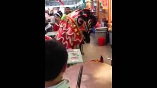 Singapore young Liondance drummer