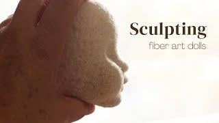 Sculpting Doll Faces: Needle Sculpting or Needle Felting?