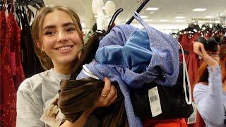 PROM Dress Shopping for the Last Time | Trying on Dresses, Shopping