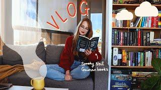 reading vlog  cozy Neil Gaiman readathon! Coraline, The Graveyard Book, etc.~