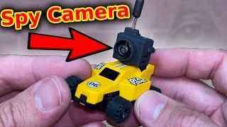 World's smallest RC spy car