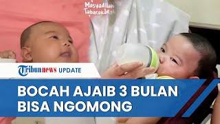 Viral Video Bocah 3 Bulan Bisa Bicara dan Jawab Pertanyaan sang Ibu, Begini Pengakuan Orangtuanya