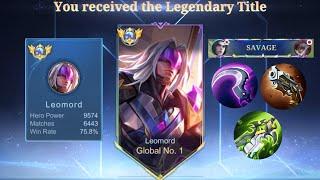 TOP 1 GLOBAL LEOMORD SAVAGE!! - Avory | MLBB