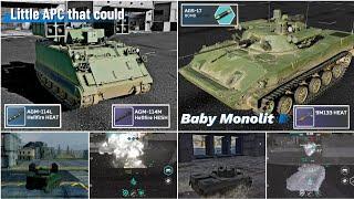 Mwt tank battles M113 Hellfire (mk2 mk3 missiles) & BMD3 rare vehicles of tier III gameplay