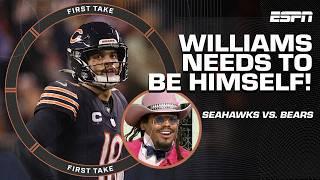 Cam Newton CALLS OUT the Bears ️ 'WILL THE REAL CALEB WILLIAMS PLEASE STAND UP!' | First Take