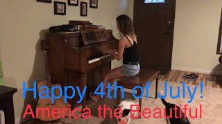 Happy 4th! America The Beautiful in March and Ragtime Piano