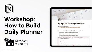 How to Build a Daily Planner with Notion? | Easy Scheduling & Better Productivity  