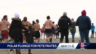 Polar plunge honors memory of Pete Frates