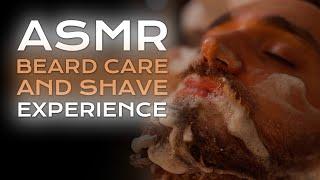 ASMR Beard Care and Shave Experience ‍