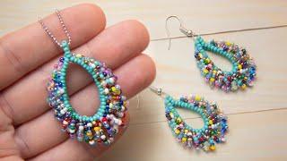 Simple Beaded Earrings Tutorial: Easy Seed Bead Earrings