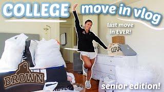 MOVE IN TO BROWN UNIVERSITY WITH ME! (senior edition)