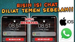 RISIH DILIAT TEMEN?! Ternyata Ini Cara Menyembunyikan Isi Pesan di Notifikasi iPhone