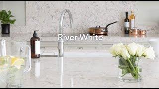 CRL Quartz River White Kitchen Worktop Installation