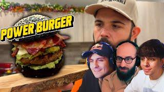 BLUR Reagisce al PANINO di CICCIOGAMER Dedicato a POWER  il POWER BURGER w/Marza, Manuuxo