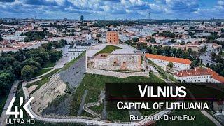 【4K】Vilnius from Above  Capital of LITHUANIA 2021  Cinematic Wolf Aerial™ Drone Film