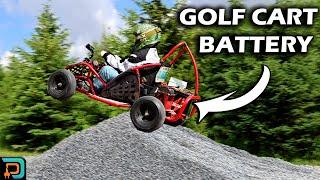 LiFePO4 Golf Cart Battery- Go Cart Power Up & Solar Charging