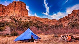 Minimalist Camping in the Remote Desert