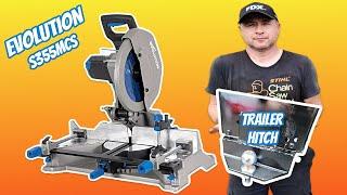 Building A Lawn Tractor Hitch With The Evolution S355MCS Metal Chop Saw - DIY Project With Donyboy73