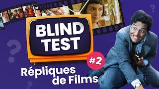 BLIND TEST : Répliques de Films #2 - 40 Extraits - Quiz Cinéma