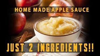 SUGAR FREE APPLESAUCE| 2 INGREDIENTS APPLESAUCE | SanaVerse