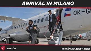 KF Shkëndija arrives in Milano for Thursday's UEL clash against AC Milan