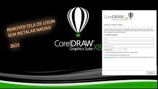 Remover tela de login Corel X8, rápido e sem instalar nada!! 2023