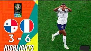 France vs Panama 6-3 All Goals & Highlight women's world cup 2023