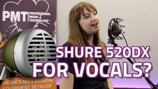 Shure 520DX Green Bullet Microphone - How Does It Sound With Vocals?