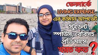 ডেনমার্কে প্রতি মাসে খরচ কেমন || স্পাউস এবং বেবিসহ খরচ কত ||