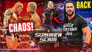 SummerSlam COMPLETE CHAOTIC ENDING! EXPLAINED: Roman Reigns RETURNS, Randy Orton TURNS On Cody | WWE