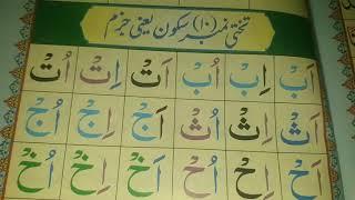 Noorani Qaida Lesson No14 Takhti No 10 Full Urdu/Hindi / Youtube Quran Classes / Quran Learning