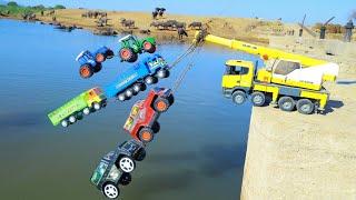 Bruder Tractor PoLo Dumper Mahindra Thar 4x4 John Deere Accident Pulling Out Crane Liebherr ? CS Toy