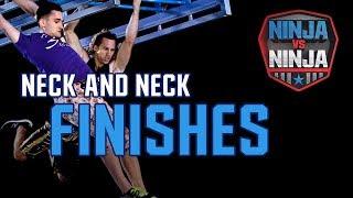 Best Runs: Neck And Neck Finishes | American Ninja Warrior: Ninja Vs. Ninja