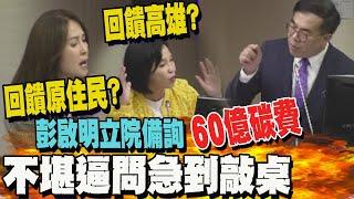 碳費拍板上路估年收60億! 彭啟明立院備詢被問爆