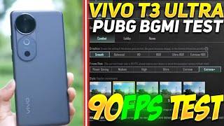 VIVO T3 ULTRA BGMI TEST  | VIVO T3 ULTRA PUBG TEST | VIVO T3 ULTRA PUBG BGMI TEST 90 FPS