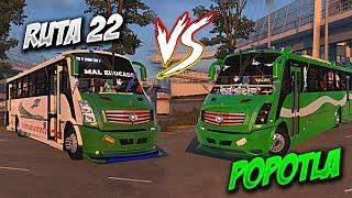 Microbus RUTA 22 vs RUTA Popotla Edomex | Ats