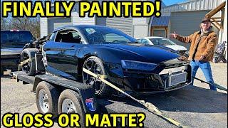 Rebuilding A Wrecked 2020 TWIN TURBO Audi R8 Part 10!!!