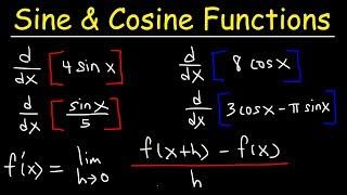 Derivative of Sine and Cosine Functions | Calculus