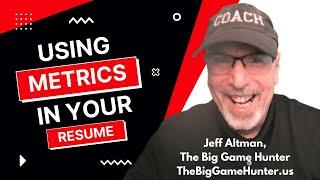 Using Metrics in Your Resume | JobSearchTV.com