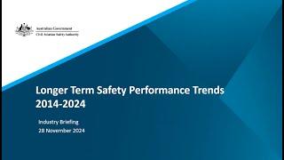 Long-term safety trends, findings and insights webinar - 28 November 2024