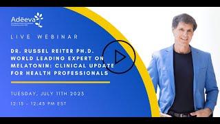 Dr. Russel Reiter Ph.D. World Leading Expert on Melatonin