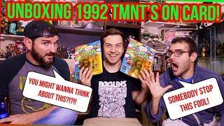 Opening sealed 1992 Talking TMNT's on Card! w/ Not Another Retro Channel & Greco Fabulous!