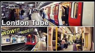 Eine schnelle fahrt mit der Tube durch Londons Untergrund